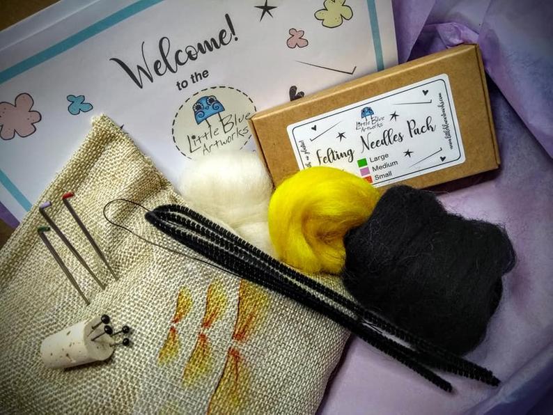 Needle Felt a Bumble Bee Craft kit – The Crafters Roadshow