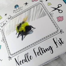 Load image into Gallery viewer, Needle Felt a Bumble Bee Craft kit
