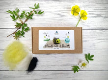 Load image into Gallery viewer, Needle Felt A Bee Mini Craft Kit.
