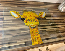 Load image into Gallery viewer, Baby Giraffe Worktop Savers/ chopping board

