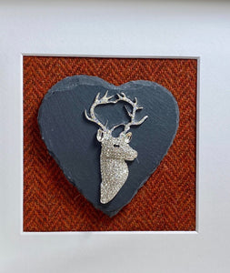 Crystal Stag on Slate